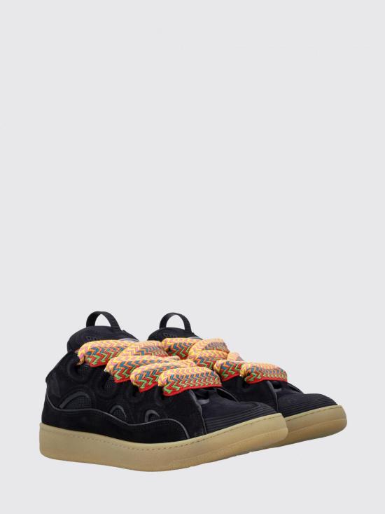 26FW 랑방 스니커즈 FUSKDK12DRA3 10 Black - LANVIN