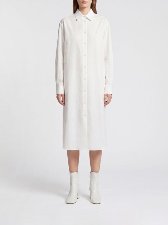 26SS 질샌더 미디 원피스 J03CT0636J45342 100 White