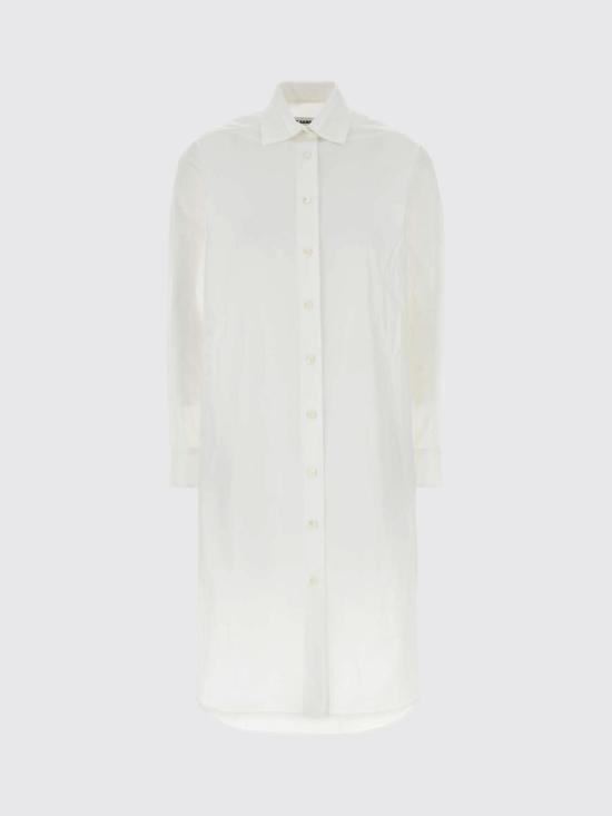 26SS 질샌더 미디 원피스 J03CT0636J45342 100 White - JIL SANDER