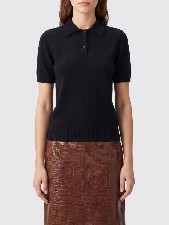 26SS 얼루드 폴로 티셔츠 26211134 90 Black