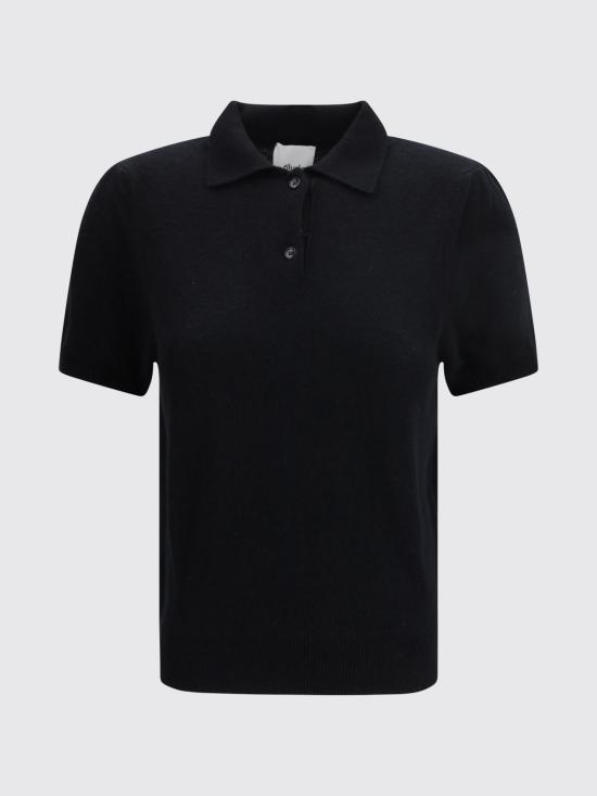 26SS 얼루드 폴로 티셔츠 26211134 90 Black - ALLUDE