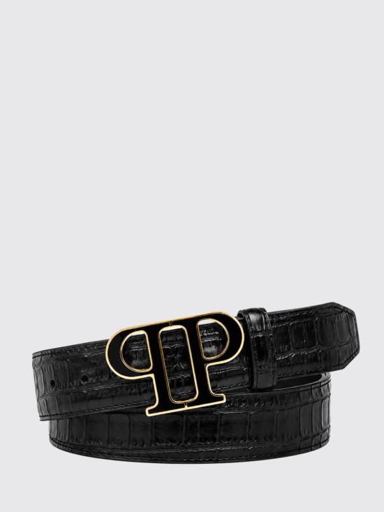 26SS 필립 플레인 벨트 UAFAMVA0999PLE010N 0293 Black