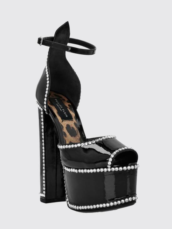 26SS 필립 플레인 힐/펌프스 SADSWSA0655PLE010N 02 Black - PHILIPP PLEIN