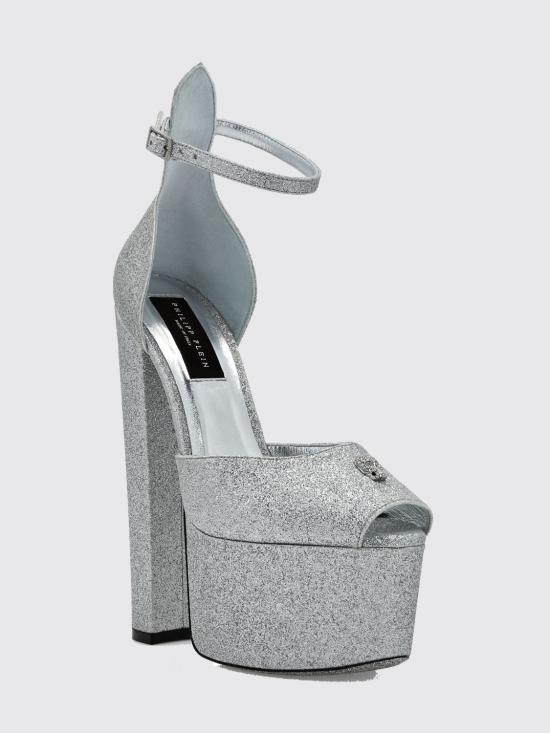 26SS 필립 플레인 힐/펌프스 SADSWSA0657PTE120N 70 Silver - PHILIPP PLEIN
