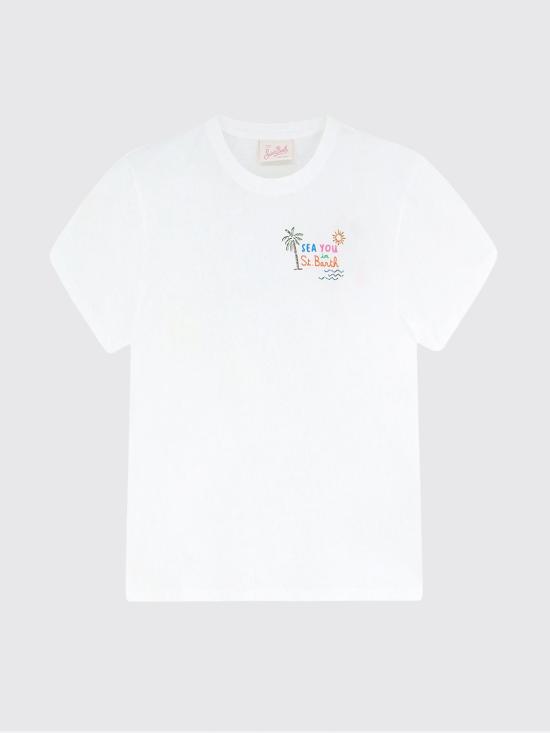 26SS 세인트바쓰 반팔 티셔츠 EMI0001 03724L White 1 - MC2 SAINT BARTH
