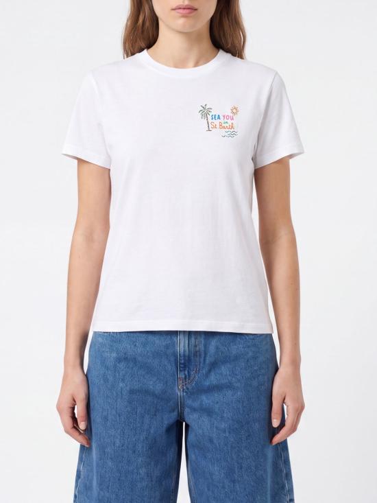 26SS 세인트바쓰 반팔 티셔츠 EMI0001 03724L White 1