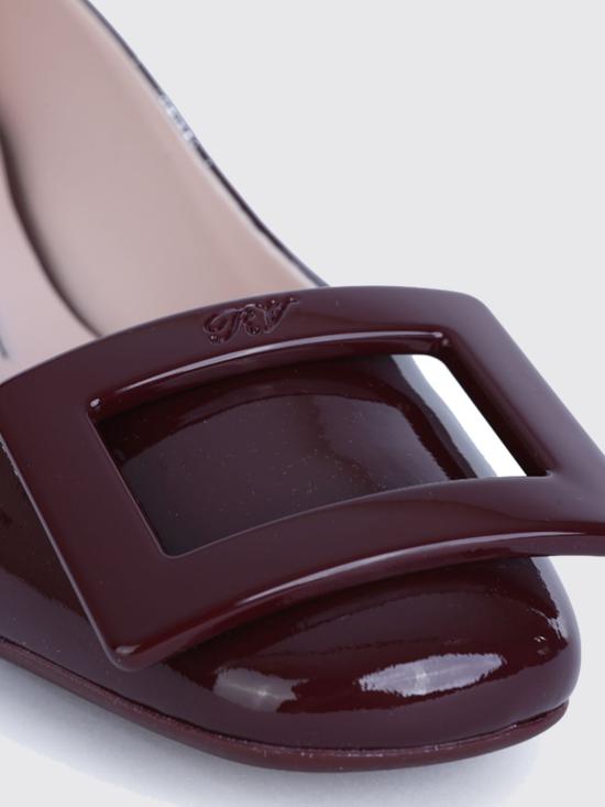 26FW 로저비비에 플랫 슈즈 RVW76741290D1P R802 Burgundy - ROGER VIVIER