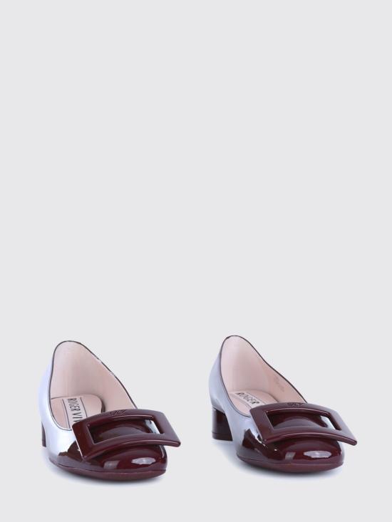 26FW 로저비비에 플랫 슈즈 RVW76741290D1P R802 Burgundy - ROGER VIVIER