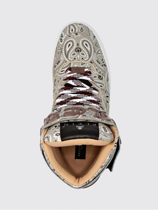 26SS 필립 플레인 스니커즈 FACSUSC0500PLE025N 06 Beige - PHILIPP PLEIN