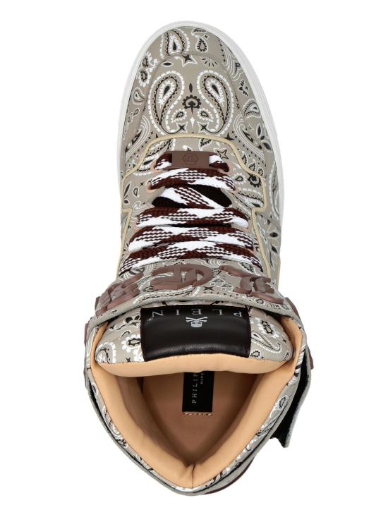 26SS 필립 플레인 스니커즈 FACSUSC0500PLE025N 06 Beige - PHILIPP PLEIN