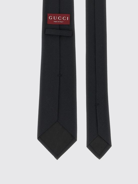 26SS 구찌 넥타이 8533564E648 1000 Black - GUCCI