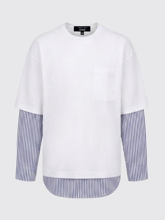 26SS 꼼데가르송 긴팔 티셔츠 HQT006051 2 White - COMME DES GARCONS