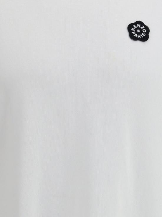 26SS 겐조 Boke Flower 2.0 자수 티셔츠 FG55TS5084SK 01 White - KENZO