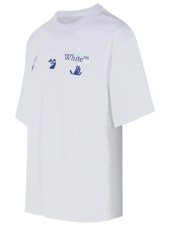 26FW 오프화이트 반팔 티셔츠 44MAA120F26J018 100 White - OFF WHITE