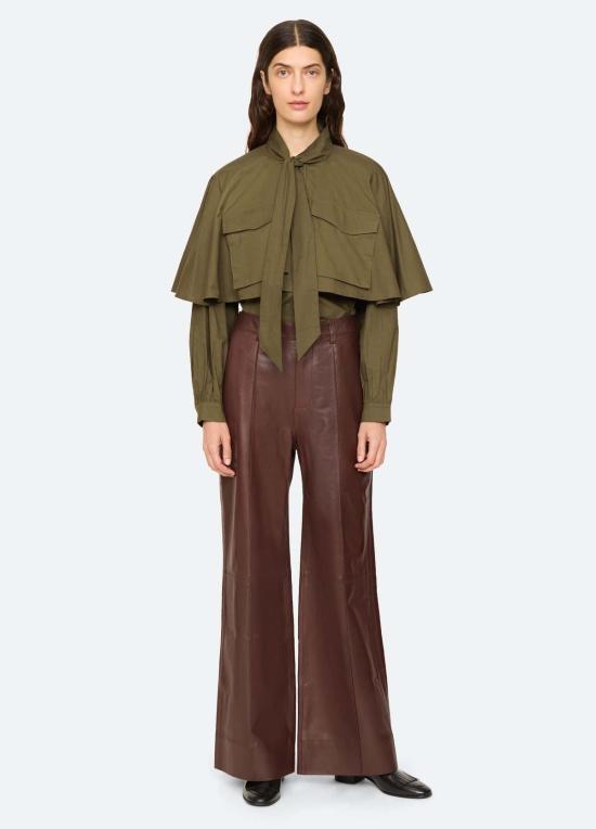  씨뉴욕 스트레이트 팬츠 AW26 003 BROWN - SEA NY