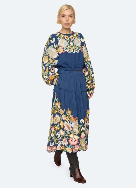  씨뉴욕 롱 스커트 AW26 061 BLUE - SEA NY