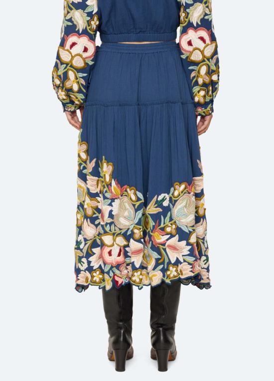  씨뉴욕 롱 스커트 AW26 061 BLUE - SEA NY