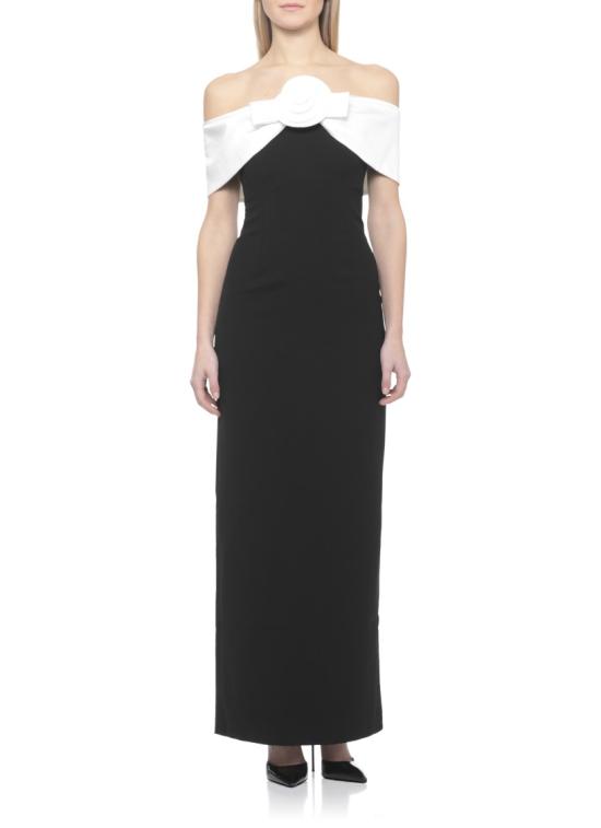 26SS 셀프 포트레이트 롱 원피스 RS26180XBBLACK CREPE FLOWERBLACK - SELF PORTRAIT