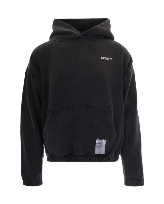 26FW 새티스파이 후드 티셔츠 9600497 Black