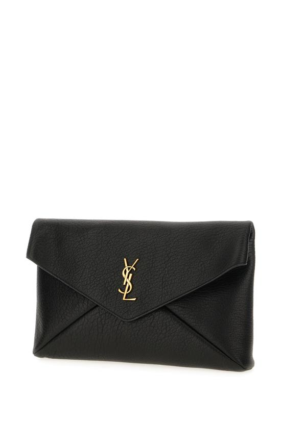 26FW 생로랑 카산드라 라지 엔벨로프 파우치 769307AACYT 1000 Nero - SAINT LAURENT