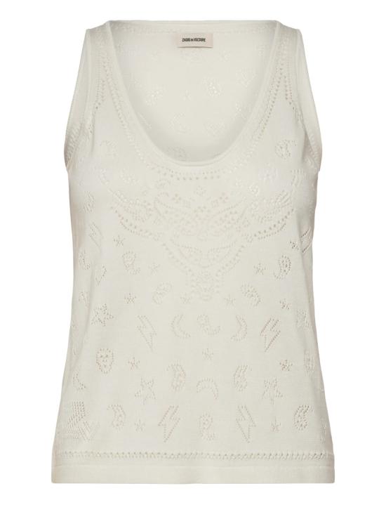 26SS 자딕앤볼테르 탑 KWTO01134EGGSHELL White
