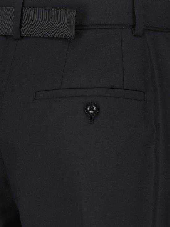 26FW 사카이 스트레이트 팬츠 26 08572001 Black - SACAI