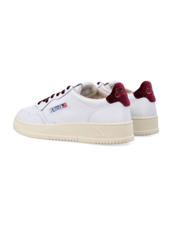26FW 오트리 메달리스트 로우 레더 스니커즈 AULWVZ01WF White - AUTRY