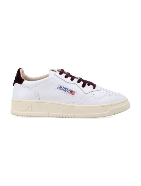 26FW 오트리 메달리스트 로우 레더 스니커즈 AULWVZ01WF White