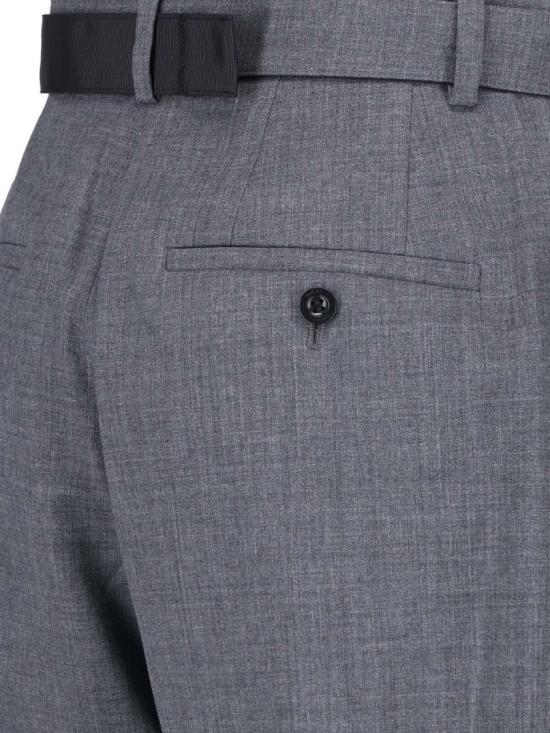 26FW 사카이 스트레이트 팬츠 26 08572301 Grey - SACAI