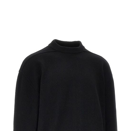 26FW 릭 오웬스 스웨터 RU02F4681WSBR Black - RICK OWENS