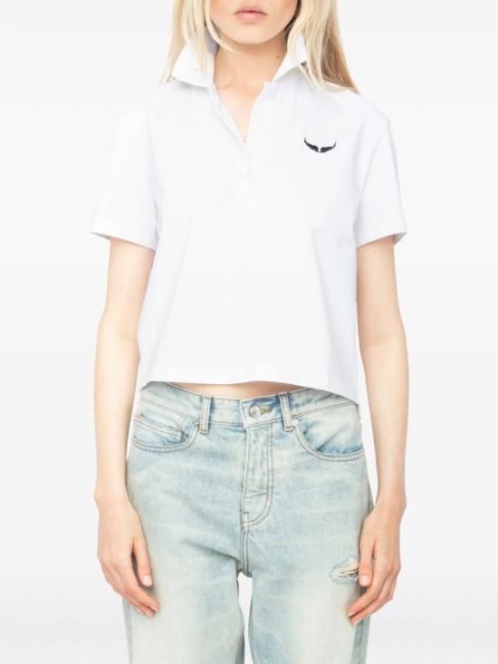 26SS 자딕앤볼테르 탑 JWTS02792WHITE - ZADIG & VOLTAIRE