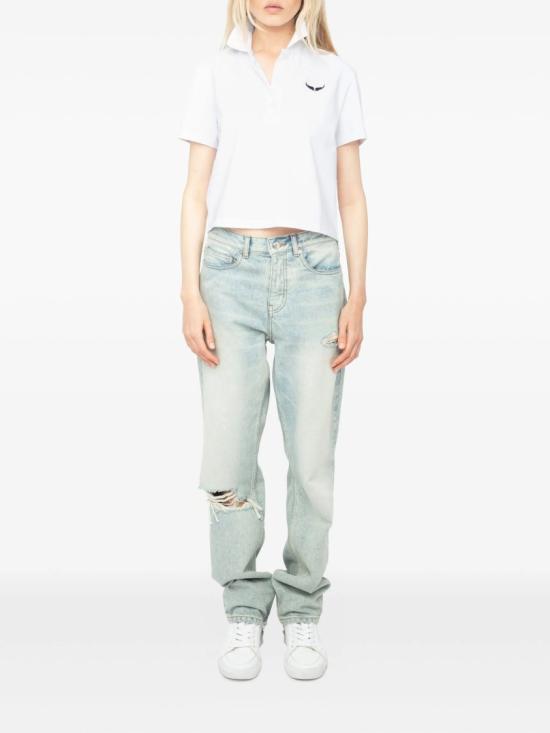 26SS 자딕앤볼테르 탑 JWTS02792WHITE - ZADIG & VOLTAIRE