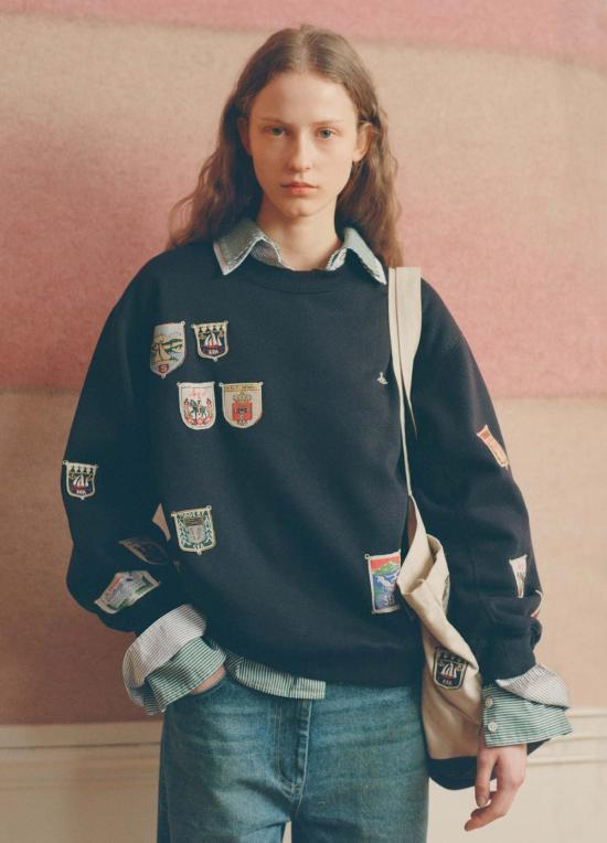  씨뉴욕 스웨터 AW26 080 BLUE