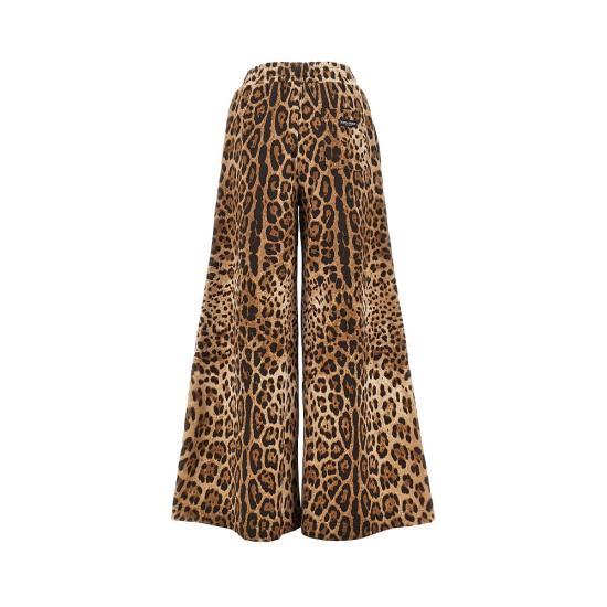 26FW 돌체앤가바나 팔라초 팬츠 FTDJGTFS785 Brown - DOLCE & GABBANA