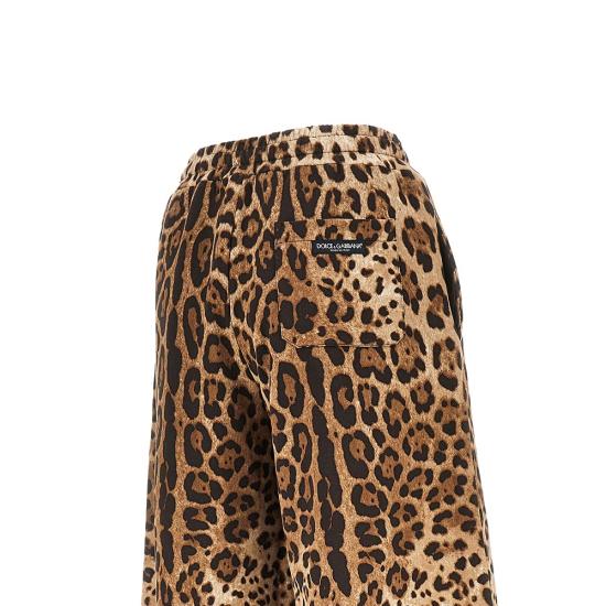 26FW 돌체앤가바나 팔라초 팬츠 FTDJGTFS785 Brown - DOLCE & GABBANA