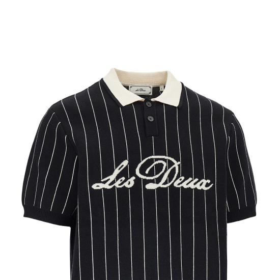 26FW 레듀 폴로 티셔츠 1002152 Black - LES DEUX