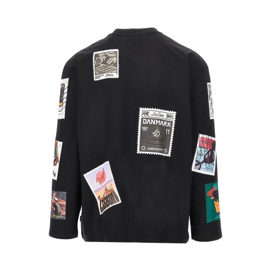26FW 레듀 긴팔 티셔츠 1002304 Black - LES DEUX
