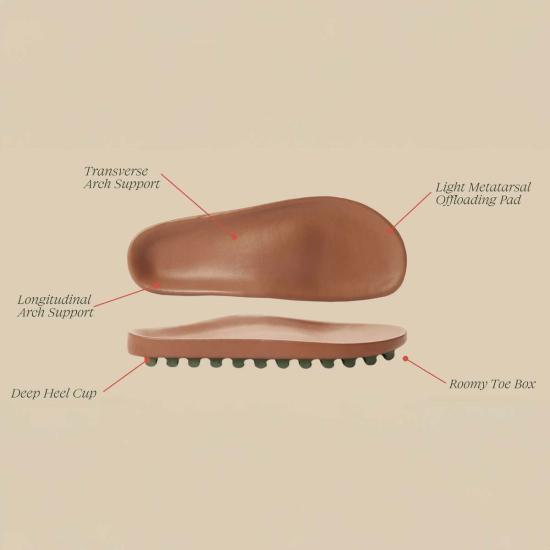  Commbi 뮬/슬리퍼 콤비 더 소프티 슬라이드 타바코 브라운 - OTHER BRANDS