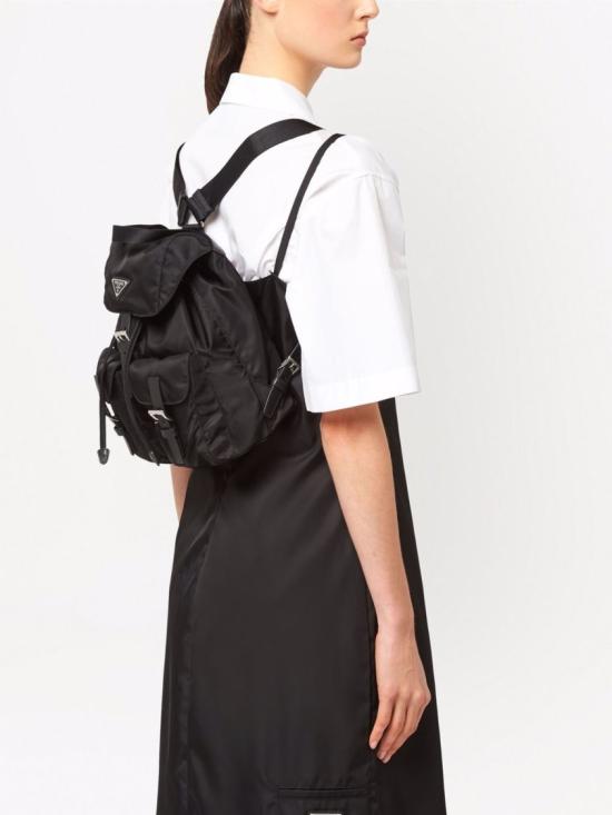  프라다 리나일론 스몰 백팩 1BZ677 RV44 Black - PRADA