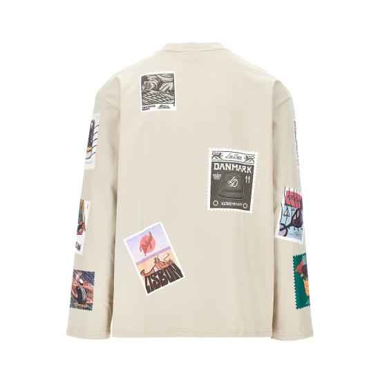 26FW 레듀 긴팔 티셔츠 1002304 Beige - LES DEUX