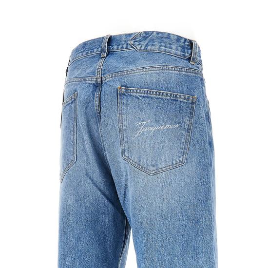 26FW 자크뮈스 스트레이트 데님 팬츠 팬츠 PAM00028AD00038 Blue - JACQUEMUS