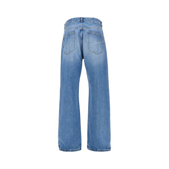 26FW 자크뮈스 스트레이트 데님 팬츠 팬츠 PAM00028AD00038 Blue - JACQUEMUS