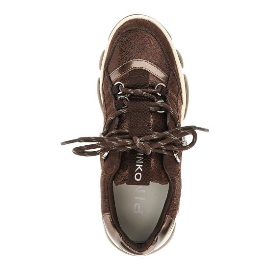 26FW 핑코 스니커즈 SS0195P002 Brown - PINKO