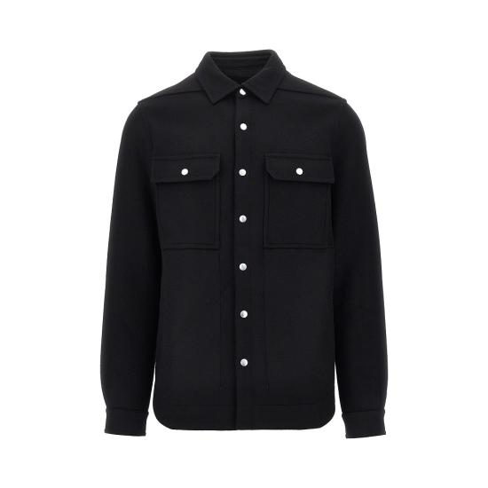 26FW 릭 오웬스 긴팔 셔츠 RU02F4729WMT Black