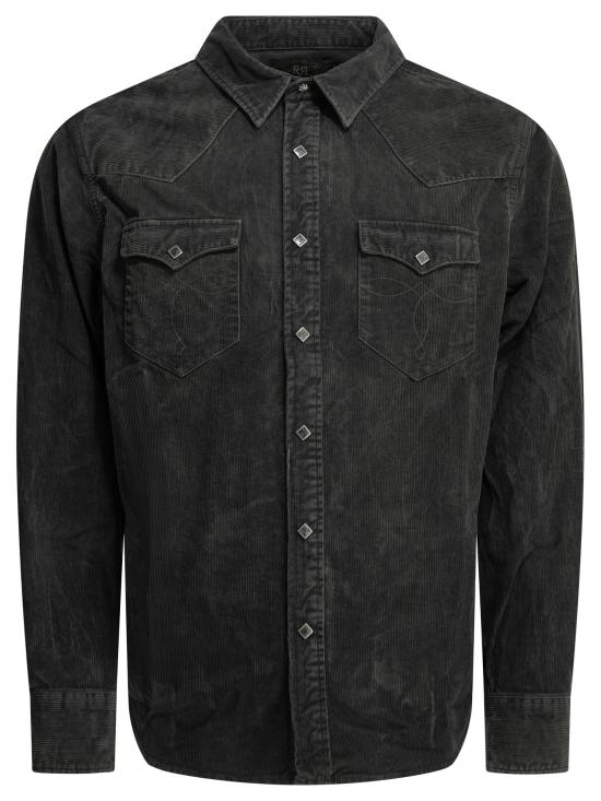 26FW 더블알엘 긴팔 셔츠 782P14897001RL 818 BLACK