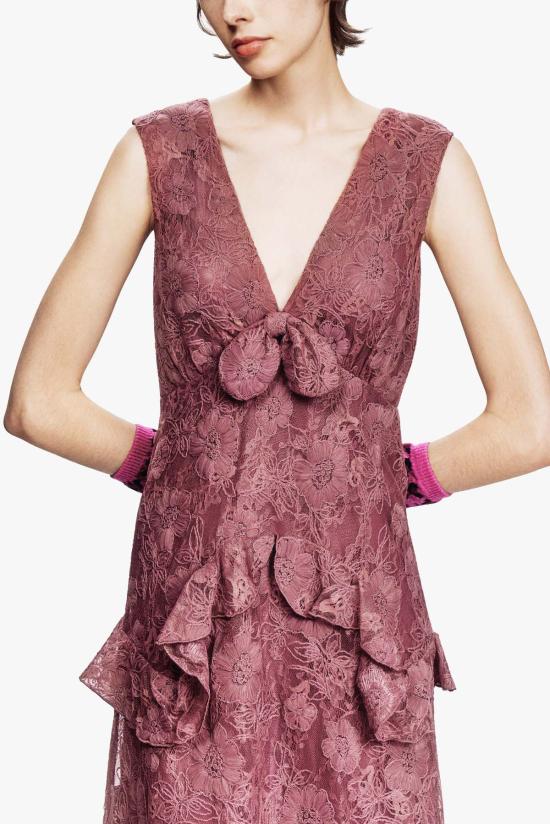  안나 수이 롱 원피스 626J71 ROSEWOOD - ANNA SUI
