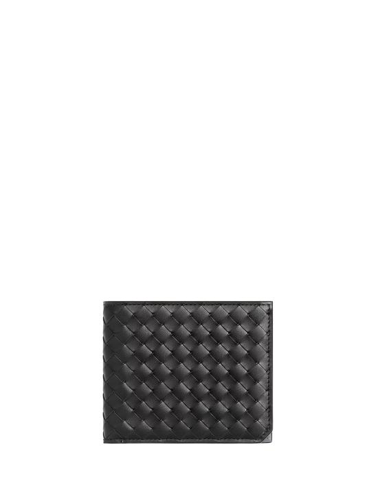 26FW 보테가베네타 인트레치아토 피콜로 바이 폴드 지갑 796966 V6PD11263 BLACK GREY