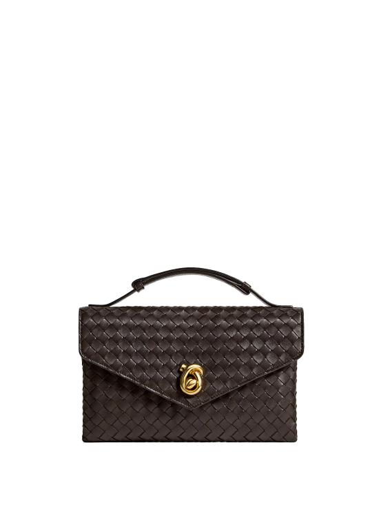 26FW 보테가베네타 노트 락 크로스바디백 817191 V08Z02190 FONDANT