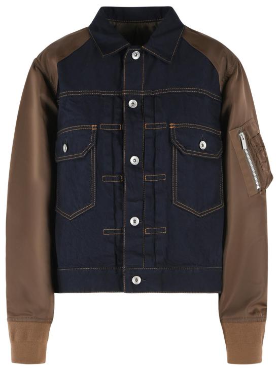 26FW 사카이 데님 자켓 26 08587214 Navy