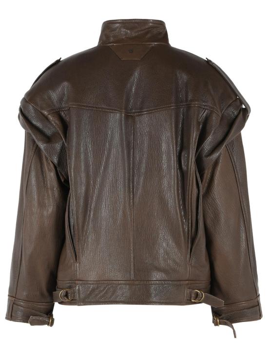 26FW 살바토레 산토로 가죽 자켓 51074 DBROWN - SALVATORE SANTORO